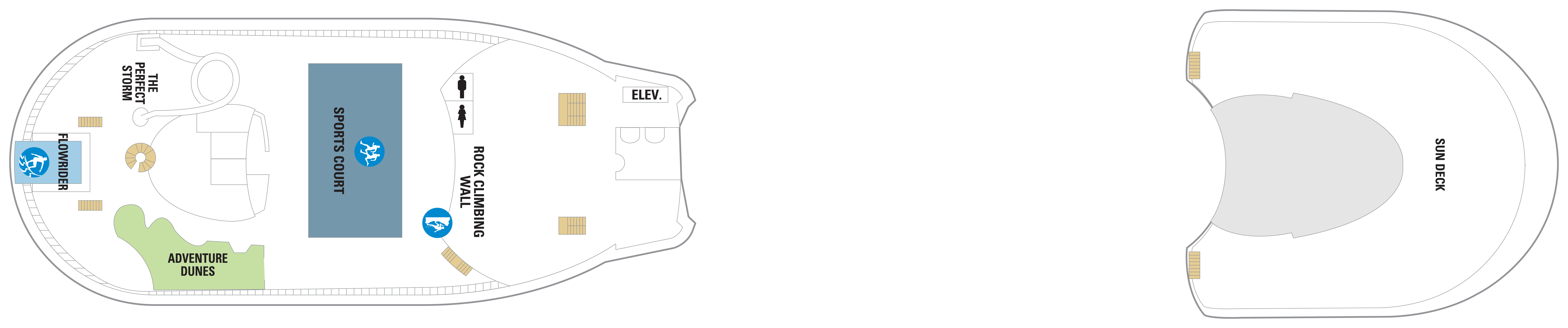 Royal Carribbean Deck plan Adventure of the Seas DECK13.png